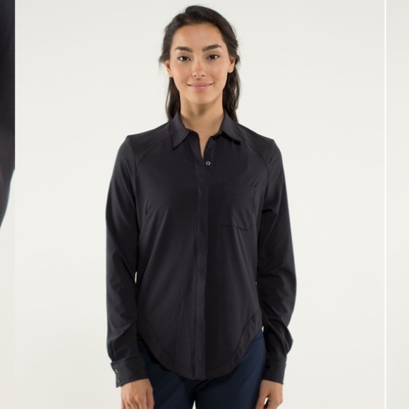 Lululemon urbanite shirt in black - Picture 6 of 8